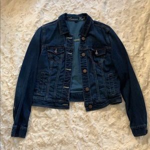 American Eagle Dark Wash Denim Jacket